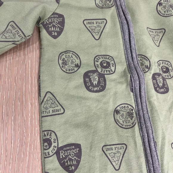 Carters. Boys 24 m. Hoodie park ranger jumpsuit. EUC - Picture 3 of 4